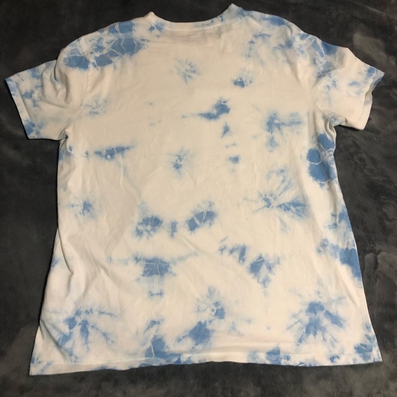 White and blue tie dye Tommy Hilfiger, men’s shirt size L - Picture 2 of 2